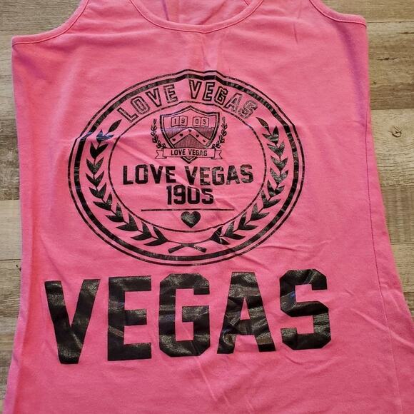 Wear code womens pink vegas tank top - Picture 2 of 6